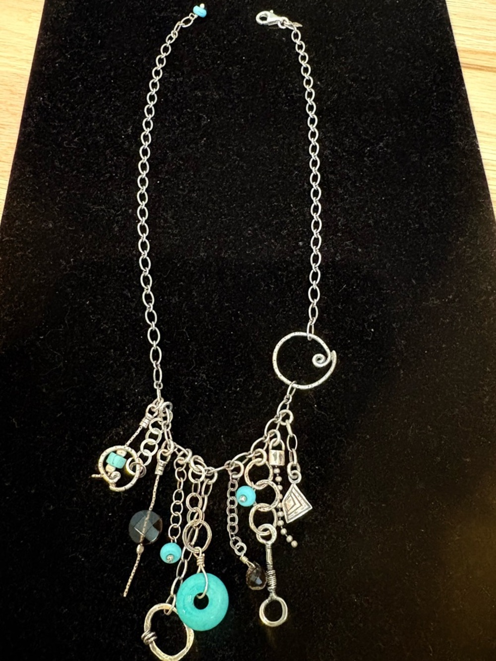 Sterling & Turquoise necklace from Silpada 18”